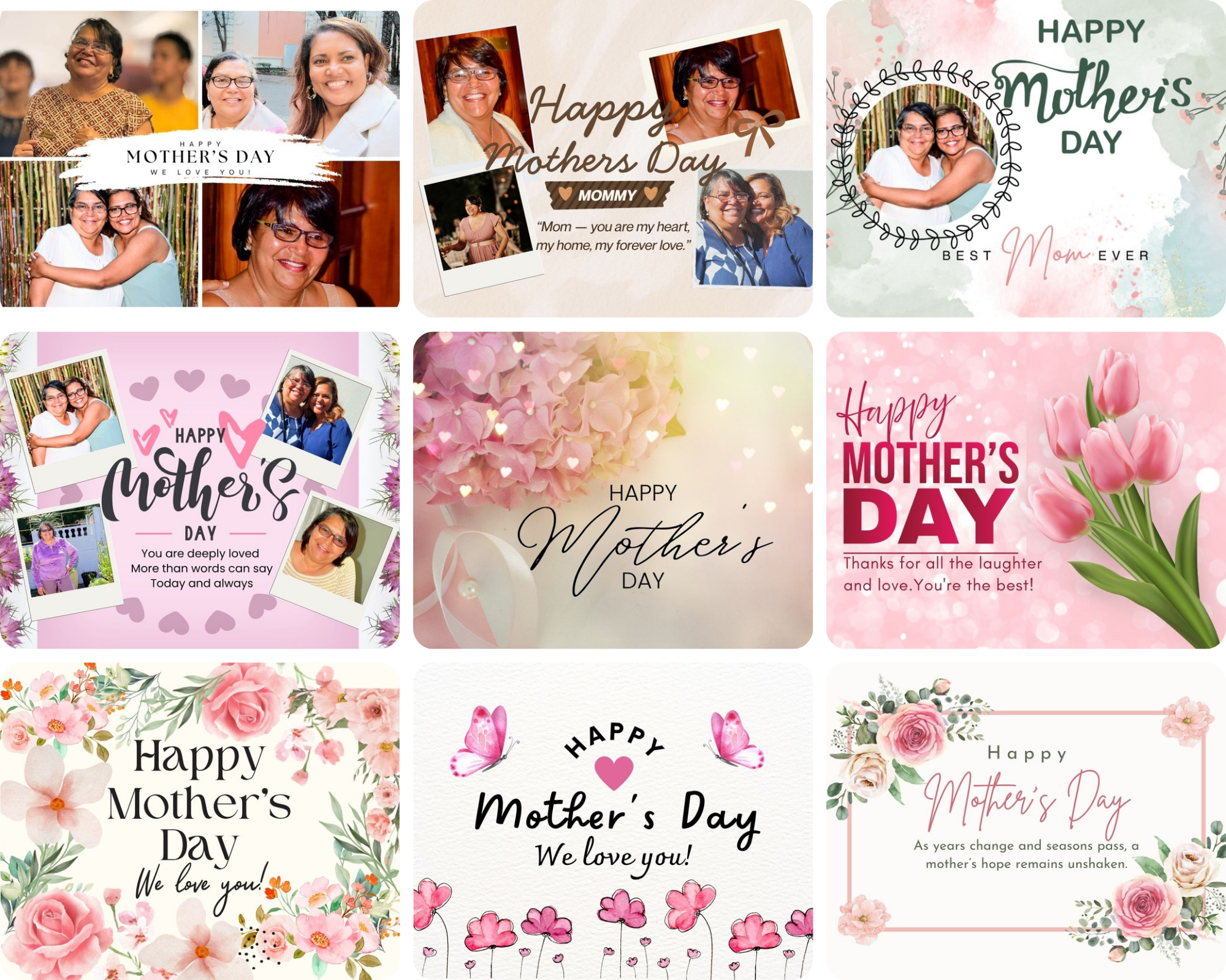 Mother's Day Metal Magnets