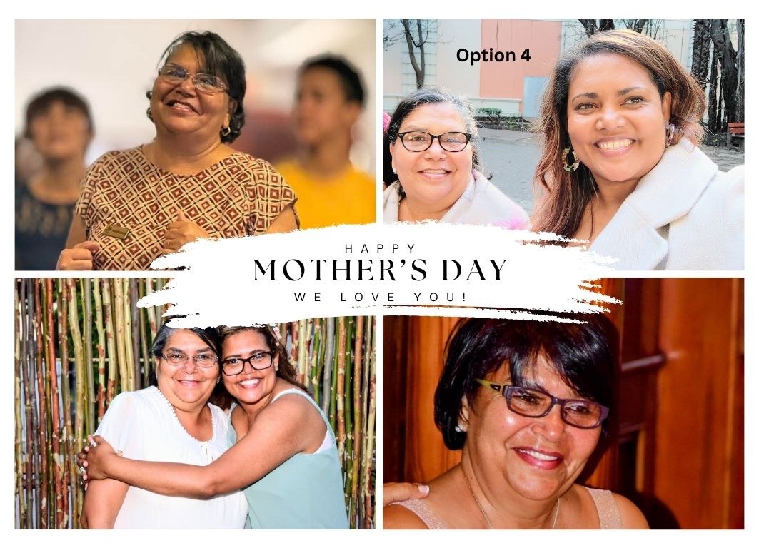 Mother's Day Personalise Pictures - Set of 2 Metal Magnets (Picture Personalisation only)