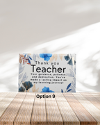 Teacher Appreciation Pre-set Metal Fridge Magnets (8x5.3cm only)